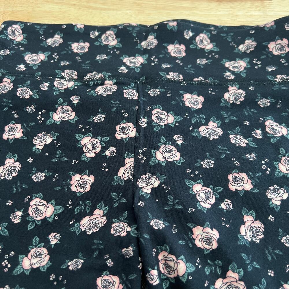 Wild Fable Women's Black Floral High-Waisted Classic Leggings - Size XL - NWT - Picture 3 of 6